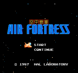 air fortress NES screenshot